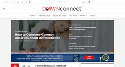 Desktop Screenshot of corwin-connect.com